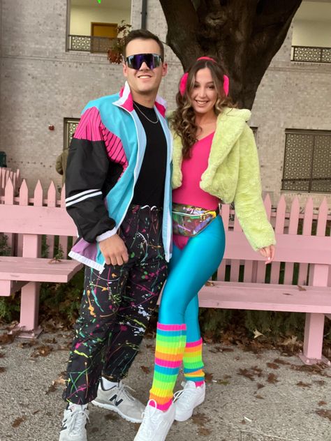 We went to a themed Christmas party at Travis & Stephanie Hollman’s house a few weeks ago and this is what we wore! The theme was 80’s in Aspen 🏔❄️🍾☃️ This would also make a great Halloween costume Idea for the 1980s. Everything is from Amazon ✨ #LTKRefresh 80s Bday Party Outfit, 80s Night Outfit Costume Ideas, 80s Party Costumes For Men, 80 Couples Costumes, 80s Womens Outfits Party, 80s Workout Costume Men, 80s Party Theme Outfit, 80 Theme Party Outfit Women, 80s Homecoming Theme Outfits