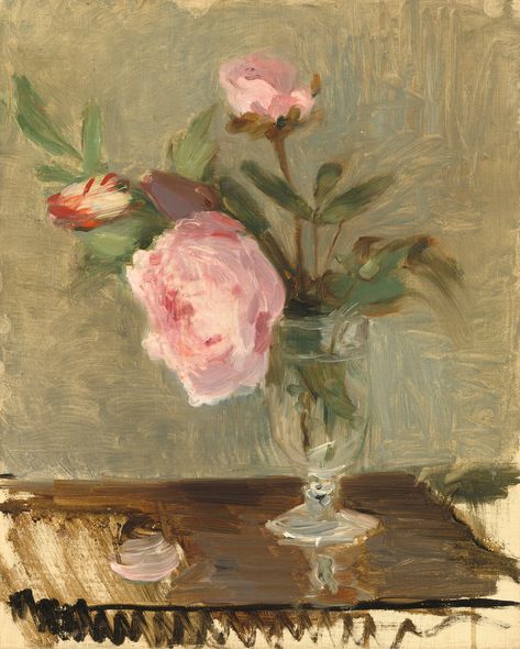 Berthe Morisot - Pivoines 1869ca Masterpieces Painting, Berthe Morisot, Mary Cassatt, Peony Painting, Camille Pissarro, Henri Rousseau, Hur Man Målar, National Gallery Of Art, Impressionist Paintings