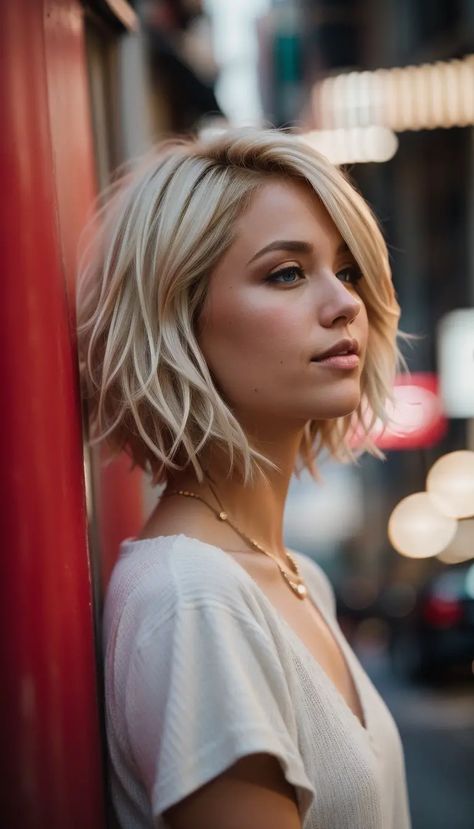 Messy Bob Haircut, Shaggy Bob Haircut, Κούρεμα Bob, Messy Bob Hairstyles, Kadeřnické Trendy, Choppy Bob Hairstyles, Chin Length Hair, Vlasové Trendy, Messy Short Hair