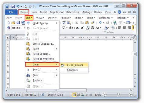 Where is the Clear Formatting in Microsoft Word 2007, 2010, 2013 and 2016 Magic Video, Microsoft Word 2007, Tool Table, Change Picture, Word 2007, Computer Programming, Menu Template, Ms Word, Word Template