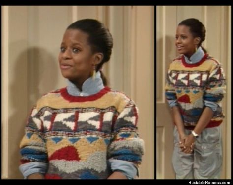 Cosby Show Fashion, Tempest Bledsoe, Show Outfits, Cosby Show, Cosby Sweater, Fashion Through The Decades, The Cosby Show, Clothing Aesthetic, Fashion 80s