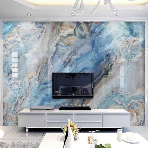 Stone Mural, Wallpaper Stone, Marble Effect Wallpaper, Ombre Wallpaper, Wall Painting Living Room, Painting Textured Walls, Custom Photo Wallpaper, Cheap Wallpaper, Study Decor