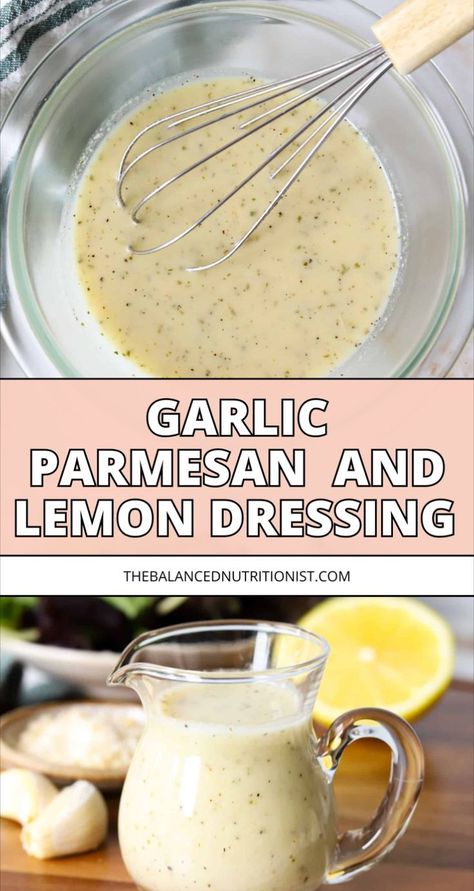 Enjoy a healthy lemon garlic salad dressing that brings a zesty twist to your salads. This garlic lemon blend is one of the most delicious salad dressings you'll find. It's a perfect combination of lemon salad dressings and garlic salad dressing. Follow this best salad dressing recipe ever for an easy homemade salad dressing that includes a hint of dressing with parmesan cheese. Lemon Garlic Salad Dressing Recipe, Lemon Garlic Dressing Recipe, Garlic Parmesan Dressing, Lemon Garlic Salad Dressing, Parmesan Dressing Recipe, Garlic Salad Dressing Recipe, Easy Healthy Salad Dressing, Salad Dressing Recipes Vinaigrette, Vinaigrette Recipes Easy