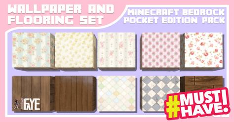 The FAYE Wallpaper & Flooring Set Addon (1.20, 1.19) – MCPE/Bedrock Wallpaper Flooring, Minecraft Skins Female, Minecraft Texture Pack, Minecraft Addons, Cottagecore Minecraft, Mc Mods, Bangunan Minecraft, Minecraft Furniture, Minecraft Wallpaper