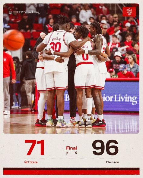 Baseball Final Score Graphic, Basketball Final Score Graphic, Final Score Graphics, Score Graphic, Schedule Graphic, Sports Design Layout, Basketball Graphics, Nc State Basketball, Basketball Ideas