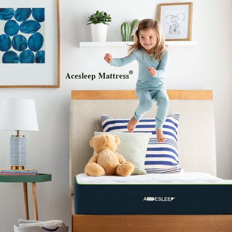 Acesleep mattresses are a great choice for sleepers who sleep hot and sleep on their side. Give us a try if you are one of those sleepers. Sleep Box, Cooling Mattress, Diamond Tufted Headboard, Colorful Headboard, Tufted Upholstered Headboard, Kids Mattress, Kids Bedroom Inspiration, Ikea Bed, Leather Headboard