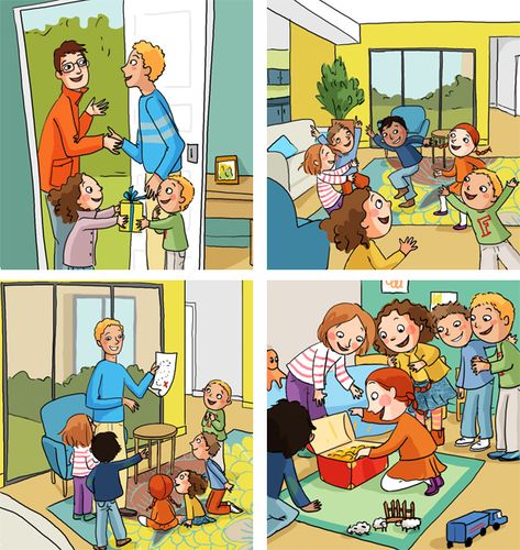 Story Sequencing Pictures, Picture Story Writing, Winter Math Worksheets, Sequencing Activities Kindergarten, Picture Comprehension, Sequencing Pictures, Social Stories Preschool, Speech Therapy Games, Sequencing Cards