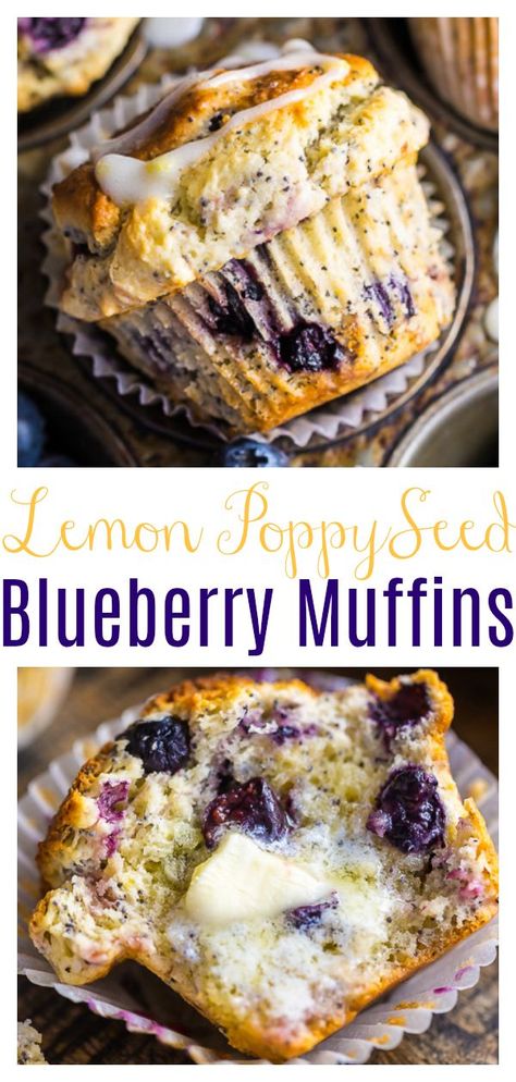 Switzerland Recipes, Muffins With Blueberries, Poppy Seed Recipes, Poppy Seed Muffin Recipe, Lemon Poppy Seed Muffins Recipe, Freezing Lemons, Lemon Poppy Seed Muffins, Baker By Nature, Seed Muffins