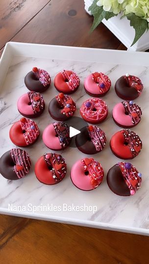 4.3K views · 809 reactions | Happy Valentine's Day! ❤️❤️❤️

Funny story-I didn't know what to post today but I saw these donuts that I made in 2021 on someone else's page (claiming to have made them) and I thought they looked pretty good.😆. 

#valentinedonuts #valentinetreats #stvalentinesday #valentinesdaytreats #valentinesdaytreat #valentineday #valentinesgift #valentinesdaygift #valentinebaking #yummydonuts #chocolatedonut #chocolatedonuts #chocolatedipped | Nana Sprinkles Bakeshop | Arctic Monkeys · Baby I'm Yours Happy Valentine's Day Funny, Valentines Baking, I'm Yours, Donut Shape, Delicious Donuts, Funny Story, Chocolate Donuts, Valentines Day Treats, Valentine Treats