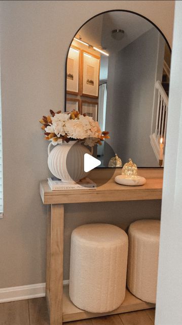 Darelis | Home decor| Home styling inspo on Instagram: "I have a small entryway, and this table is perfect because it’s slim, making it a great fit for the space.

Here are different ways I’ve styled my console table. I hope you find inspiration here 🫶🏻

Comment INSPO for the link

small entryway foyer ideas | small entryway ideas | small entryway apartment| narrow entryway ideas | #entrywaystyle #entrywaydesign #entrancetable #consoletable #stylingtips #entrywaydecor #hallwaystyling #firstimpressions #statementecor #warmwelcome
#tablestyling" Entryway Foyer Ideas, Narrow Entryway Ideas, Entryway Apartment, Small Entryway Ideas, Small Foyers, Entryway Style, Narrow Entryway, Foyer Ideas, Entrance Table