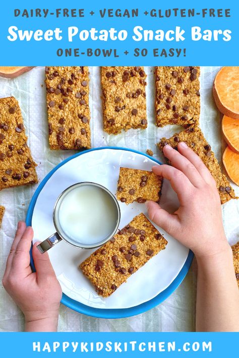 Sweet Potato Granola Bars, Quinoa Kids Recipes, Toddler Granola Bars Healthy, Homemade Z Bars For Kids, Healthy Snack Bars For Kids, Homemade Bars For Kids, Healthy Granola Bars For Kids, Toddler Snack Bars, Healthy Bars For Kids