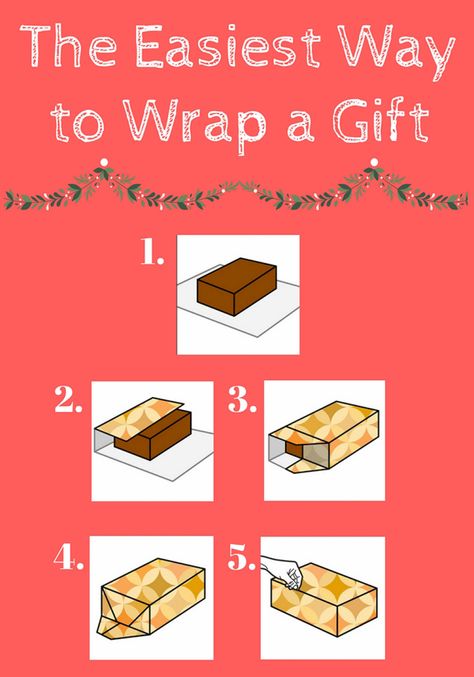 How To Wrap A Gift Step By Step, How To Wrap A Present Step By Step, Easy Way To Wrap A Present, Gift Wrapping Step By Step, How To Wrap Presents, Gift Wrapping Tutorial, Wrap A Gift, Gift Wrapping Techniques, Wrapping Presents