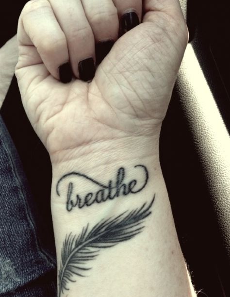 Feather Wrist Tattoo, Feather Tattoo Wrist, Feather With Birds Tattoo, Bird Tattoo Wrist, Cool Wrist Tattoos, Tattoo Wrist, Wrist Tattoos For Guys, Best Tattoos For Women, Wrist Tattoos For Women