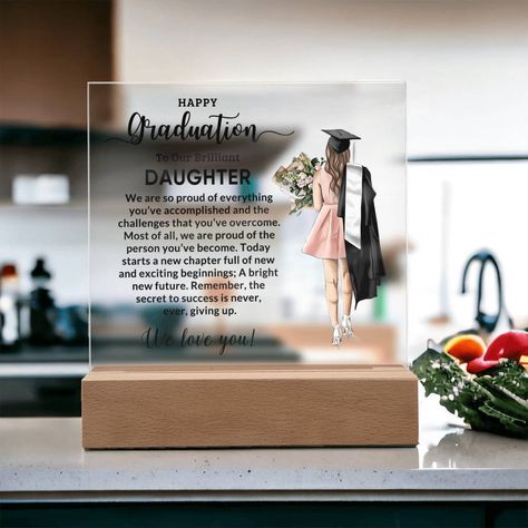 🎓Celebrate your daughter's amazing achievement with a one-of-a-kind personalized graduation keepsake plaque! 🎉❤️ Show her how proud you are of her hard work and dedication. 💪🏼💕 Don't miss out on this perfect gift for daughters! ✨ #graduationgift #daughtersgraduation #personalizedkeepsake #proudmoments #congratulations #graduationseason #classof2021 #memoriesforever #giftsforher #grad #daughterlove Shop Now https://bit.ly/3zvTVWt Pe Teacher Gifts, Mail Carrier Gift, Massage Therapist Gifts, Graduation Keepsake, Single Mom Gifts, Bonus Dad Gifts, Nephew Gifts, Mechanic Gifts, Goddaughter Gifts