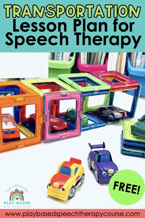 transportation-themed-lesson-plan-for-speech-therapy Language Speech Therapy Activities, Lesson Plan For Preschool, Wh Questions Speech Therapy, Slp Office, Receptive Language Activities, Preschool Transportation, Expressive Language Activities, Catchy Songs, Speech Therapy Activities Preschool