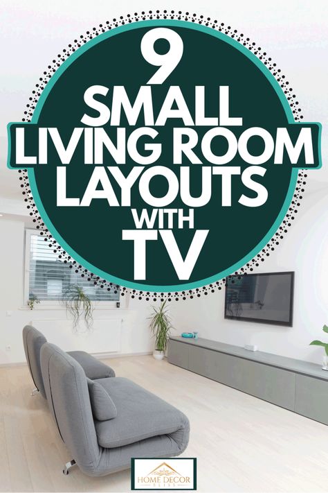 9 Small Living Room Layouts With TV - Home Decor Bliss Tv Room Layout, Sectional Living Room Ideas, Living Room Ideas With Tv, Room Ideas With Tv, Modern Tv Unit Design, Tv Unit Design Ideas, Small Tv Room, Small Tv Unit, Modern Tv Unit