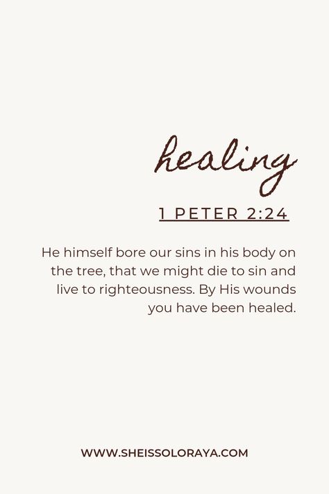 Biblical Healing, Verses For Healing, Bible Journal Stickers, Healing Verses, Bible Verse Background, Comforting Bible Verses, Christian Bible Quotes, Encouraging Scripture, Bible Facts