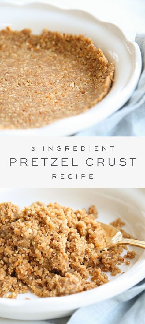 Pretzel Pie Crust Recipes, Pretzel Pie Crust, Pretzel Pie, Pretzel Recipe, Pretzel Crust, Pie Crust Recipe, Julie Blanner, Pie Crust Recipes, Perfect Pies