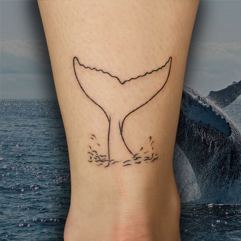 Henna Tattoo Sea Animals, Sea Animal Tattoos Simple, Whale Tail Tattoo Simple, Whale Fin Tattoo, Sea Animal Tattoos For Women, Whale Tale Tattoo, Sealife Tattoos, Whale Tail Tattoo, Swim With Sharks