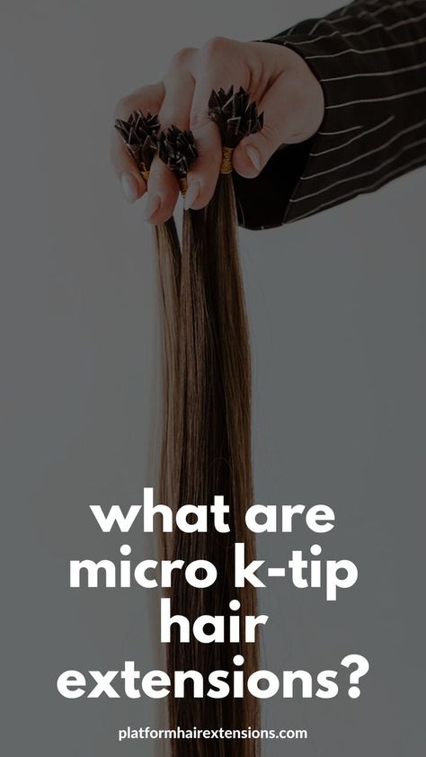 Get to know more about our BRAND NEW Micro K-Tip Hair Extensions. These revolutionary hair extensions will cut back on installation time and increase efficiency. Keep reading to learn more of the benefits for hairstylists and customers. #hairextensions #keratinextensions #keratinbonds #hairextensionsforbeginners #keratinehairextensions Micro Keratin Extensions, Caring For Hair Extensions Tips, K Tip Extensions Before And After, K Tips Hair Extensions, Ktip Extensions Before And After, K Tip Hair Extensions, Extension Care Tips Hair, Ktip Extensions, K Tip Hair Extensions Placement