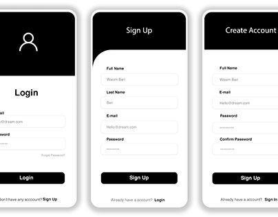 Check out new work on my @Behance profile: "Log & Sign In/out app design" http://be.net/gallery/108382591/Log-Sign-Inout-app-design Sign Up App Design, App Sign In Page, Log In App Design, App Log In, App Log In Page, Login Page Design Mobile, Log In Ui Design, Log In Page Design, Sign In Ui