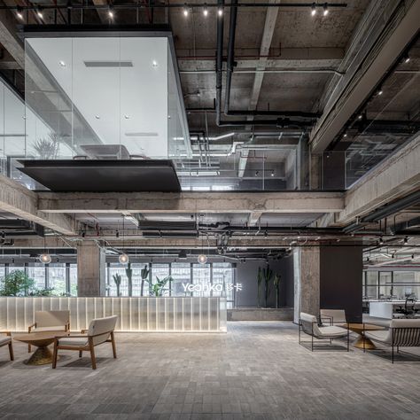 Dezeen Awards China 2023 interiors shortlist revealed Warehouse Office, Factory Interior, Warehouse Design, Retail Interior, Building Structure, Concrete Blocks, Interior Projects, Office Building, Best Interior