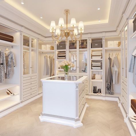 A Walk In Closet, Master Closet Design, House Closet, Dressing Room Closet, Dream Closet Design, Beautiful Closets, Walk In Closet Design, Luxury Closets Design, Closet Decor