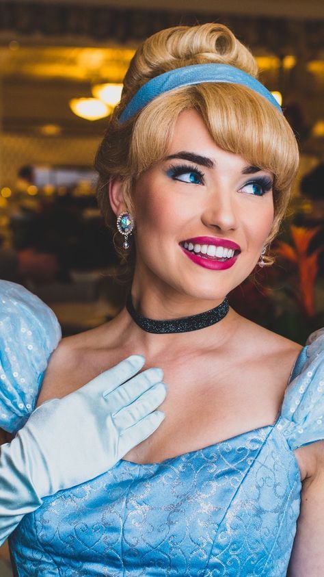 Face Character, Character Dining, Cinderella, Disney World Cinderella Hair And Makeup, Party Princess Makeup, Cinderella Halloween Makeup, Cinderella Makeup Look Disney Princess, Disney Princess Halloween Makeup, Cinderella Makeup Looks, Cinderella Face Character, Cinderella Makeup, Elsa Makeup