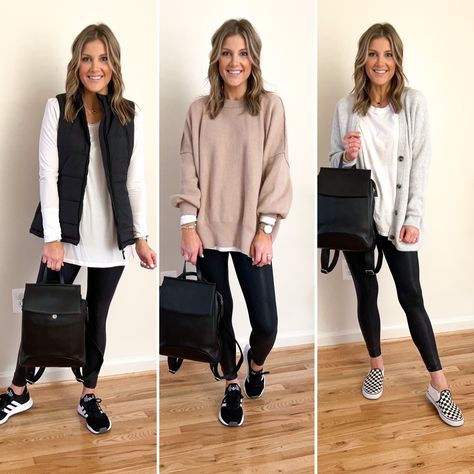 OFFLINE Thumbs Up Oversized T-Shirt curated on LTK Outfit With Black Leggings, Oversized Button Up Shirt Outfit, Button Up Shirt Outfit, Oversized Button Up Shirt, Black Leggings Outfit, Faux Leather Leggings, Oversized T Shirt, Leather Leggings, Oversized Shirt