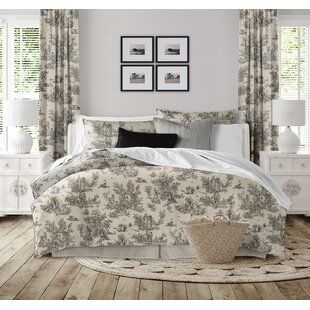 Toile Bedding, Classic Bedding, California King Duvet Cover, Grey Comforter Sets, Cotton Comforter Set, Super King Duvet Covers, Blue Queen, Double Duvet Covers, Full Duvet Cover