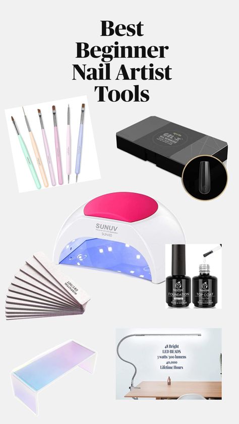 Tools for doing nails Nail Tech Tools, Beginner Nail Tech, Acrylic Nail Supplies, Nail Tutorial Videos, Nail Room, Nail Supplies, Trendy Nail Art, Nail Technician, Nail Supply