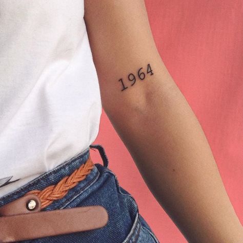 Makeup, Beauty, Hair & Skin | 21 Number Tattoos That Honor Special Dates and Lucky Digits | POPSUGAR Beauty Number Tattoos, Shape Tattoo, Detailed Tattoo, Small Tattoos For Guys, Diy Tattoo, Pattern Tattoo, Star Tattoos, Couple Tattoos, Mini Tattoos