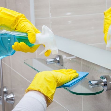 CDC Approved: Cleaning Products That Actually Disinfect Diy Bathroom Cleaner, Household Disinfectants, Free Mirror, Tile Grout, Bathroom Cleaner, Grout Cleaner, Cleaners Homemade, Wood Polish, Toilet Cleaning