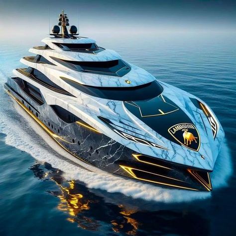 Yacht Aesthetic Lamborghini Boat, Jt Geissinger, Lamborghini Yacht, Rich Pictures, Billionaire Yacht, Most Expensive Yacht, Yacht Aesthetic, Luxury Yacht Interior, Big Yachts