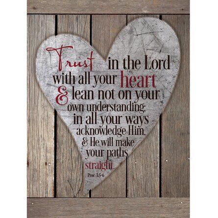 Trust In The Lord, Reclaimed Wood, The Lord, Porter, Wood, Wall, Art