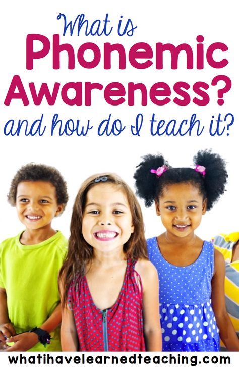 Phonemic Awareness is an important early reading skill for preschoolers and kindergarteners to develop. Do you know what it is and how to teach it? Remedial Reading, Teaching Language, Early Reading Skills, Phonemic Awareness Activities, Sound Isolation, Preschool Literacy, Teaching Language Arts, What I Have Learned, Phonological Awareness