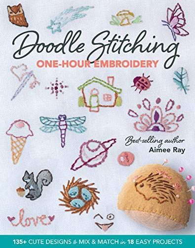 Doodle Stitching, Needlework Crafts, Embroidery Book, Embroidery Motifs, Cute Embroidery, Crewel Embroidery, Hand Embroidery Stitches, Hand Embroidery Patterns, Embroidery Inspiration