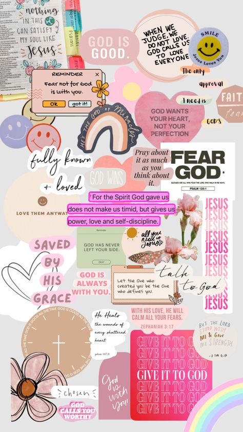 Girly Wallpaper Collage, Christian Wallpaper Lockscreen, Bible Verse Wallpaper Collage, God Wallpaper Iphone Aesthetic, Jesus Background Aesthetic, Aesthetic Christian Wallpaper Verses, Christian Wallpaper Collage, Bible Wallpaper Aesthetic, Christian Lockscreen Aesthetic