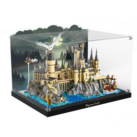 PRICES MAY VARY. Acrylic 【Designed for Lego 76419】 This acrylic display case is specially designed for LEGO 76419 Hogwarts Castle and Grounds. ONLY display case, Lego model is NOT included. 【High Quality Acrylic】 This display box is made of 3mm acrylic plates. While ensuring firmness, it also keeps more than 98% transparency. By the way, there are protective films on the acrylic plates. You should remove it off when assembling the display box. 【Well-designed】 Suitable size and delicate backgroun Lego Hogwarts Castle, Harry Potter Hogwarts Castle, Lego Hogwarts, Clear Acrylic Sheet, Himeji Castle, Acrylic Display Box, Lego Display, Acrylic Display Case, Hogwarts Castle