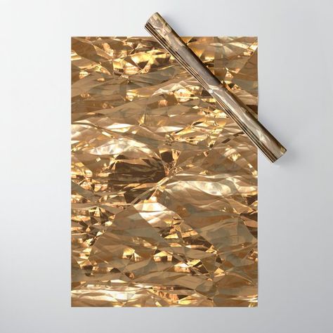 Merch Shoot, Metallic Wrapping Paper, Gold Wrapping Paper, Winter Crafts, Gift Wrapping Paper, Paper Background, Christmas Decor Diy, Decor Diy, Matte Paper