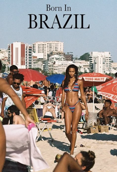 Fashion In Brazil, International Aesthetic, Brazil Vibes, Vintage Brazil, Brazil Beaches, Brazil Model, Brazil Style, Bamba Swim, Brazil Fashion