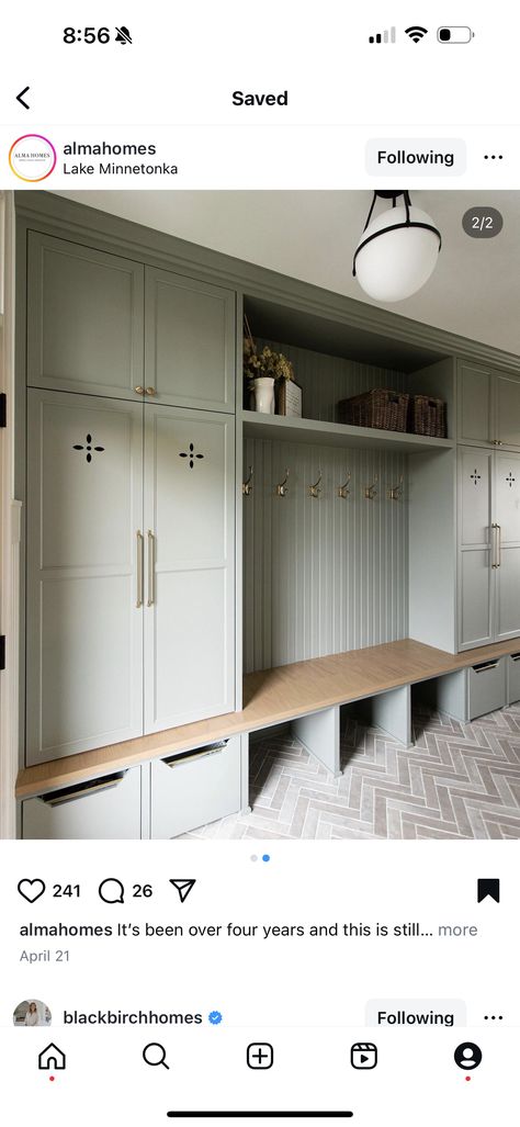 Mudroom Gym Combo, Lockers Laundry Room, Mudroom And Pantry Combo, Mudroom Locker Ideas, Transitional Mudroom, Mudroom Cabinetry, Mudroom Cubbies, Mudroom Laundry, Ikea Wardrobe