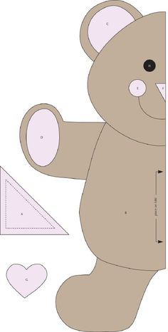 Teddy Bear Quilt Pattern Free, Quilting Patterns Free Templates, Baby Quilts Patterns Free, Teddy Bear Quilt Pattern, Baby Quilt Ideas, Quilting Patterns Free, Bear Patterns Sewing, Baby Quilts To Make, Free Baby Quilt Patterns