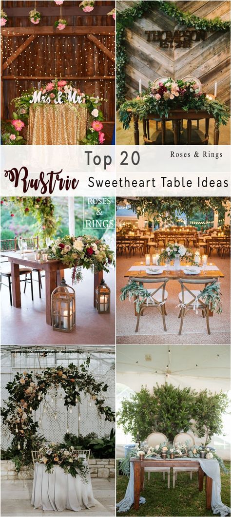 Rustic Greenery sweetheart table decor ideas Rustic Bride And Groom Table Ideas, Rustic Bridal Table Ideas, Sweetheart Wedding Table Decor, Sweetheart Table Rustic Wedding, Sweetheart Tables Wedding, Sweet Hearts Table Wedding, Rustic Wedding Sweetheart Table Ideas, Sweetheart Table Decor Ideas, Rustic Sweetheart Table Wedding