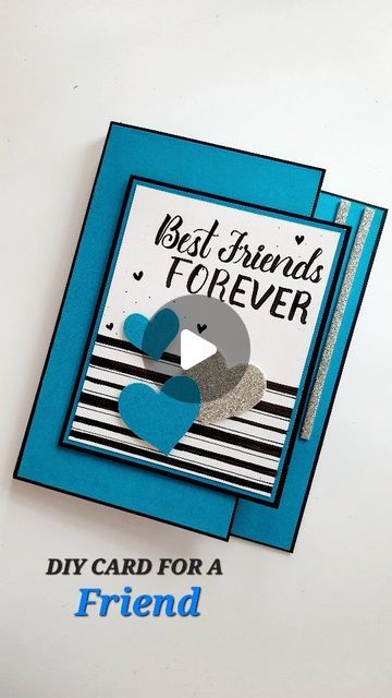 Gayathri Dasari | Your DIY mentor in the virtual world. on Instagram: "DIY CARD FOR A FRIEND 🫂💝  #handmadegifts #handmadecards #tutorial #diygifts #fyp #diygiftideas #explorepage #youtube #reelsinstagram #cardforfriend #friendshipday" Friendship Greeting Cards Handmade, Handmade Card Ideas For Best Friend, Friendship Cards Diy Paper Crafts, Friendship Day Cards Handmade Friends, Welcome Card Ideas, Friendship Cards Handmade, Greeting Cards Handmade Creative Design, Friendship Cards Diy, Card Making Competition