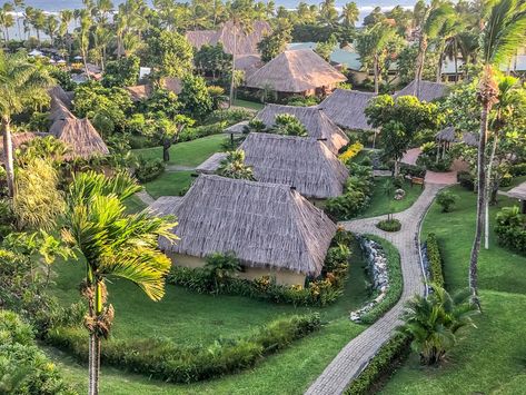 overall resort best place to stay in Fiji Farm Resort Ideas, Resort Landscape, Resort Garden, Bungalow Hotel, Farm Resort, Karimun Jawa, Resort Design Plan, Fiji Beach, Resort Plan