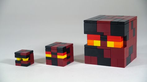 LEGO Minecraft Magma Cubes (3-scale) | Flickr - Photo Sharing! Lego Minecraft Ideas How To Build, Minecraft Activities, Minecraft Skeleton, Friends Lego, Lego Pokemon, Minecraft Lego, Instructions Lego, Minecraft Blocks, Amazing Lego Creations