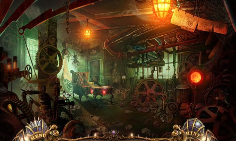 steampunk workshop Asian Steampunk, Steampunk Workshop, Steampunk Rooms, Steampunk Background, Steampunk Store, Steam Artwork, Steampunk City, Steampunk Artwork, Arte Steampunk