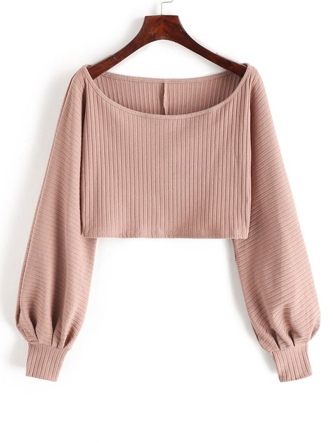 Stylish Hoodies, Chique Outfits, Crop Top Outfits, Causual Outfits, Mein Style, Girls Fashion Clothes, Teenage Fashion Outfits, Lantern Sleeve, Looks Style