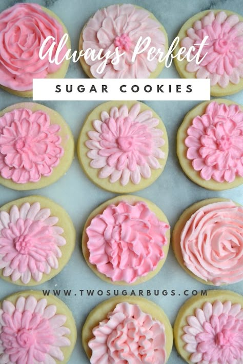 Sugar Cookie Cut Out Recipe, Cookie Cut Out Recipe, Buttercream Sugar Cookies, Cookie Icing Recipe, Perfect Sugar Cookies, Chocolate Sugar Cookies, Chewy Sugar Cookies, Sugar Cookie Recipe, Sugar Cookie Frosting